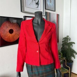 Jones New York Vibrant Red Women's Blazer